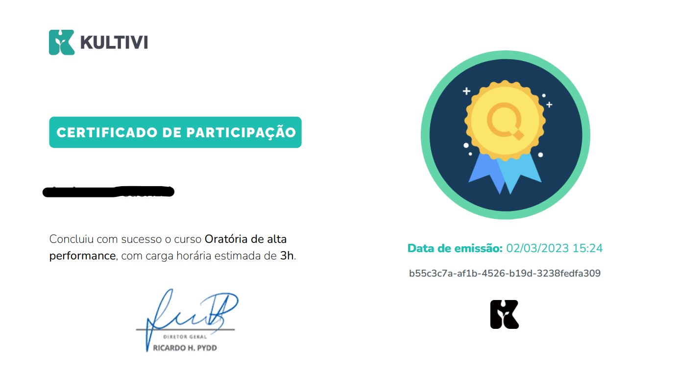 Certificados Kultivi Tire Todas As Suas D Vidas Aqui